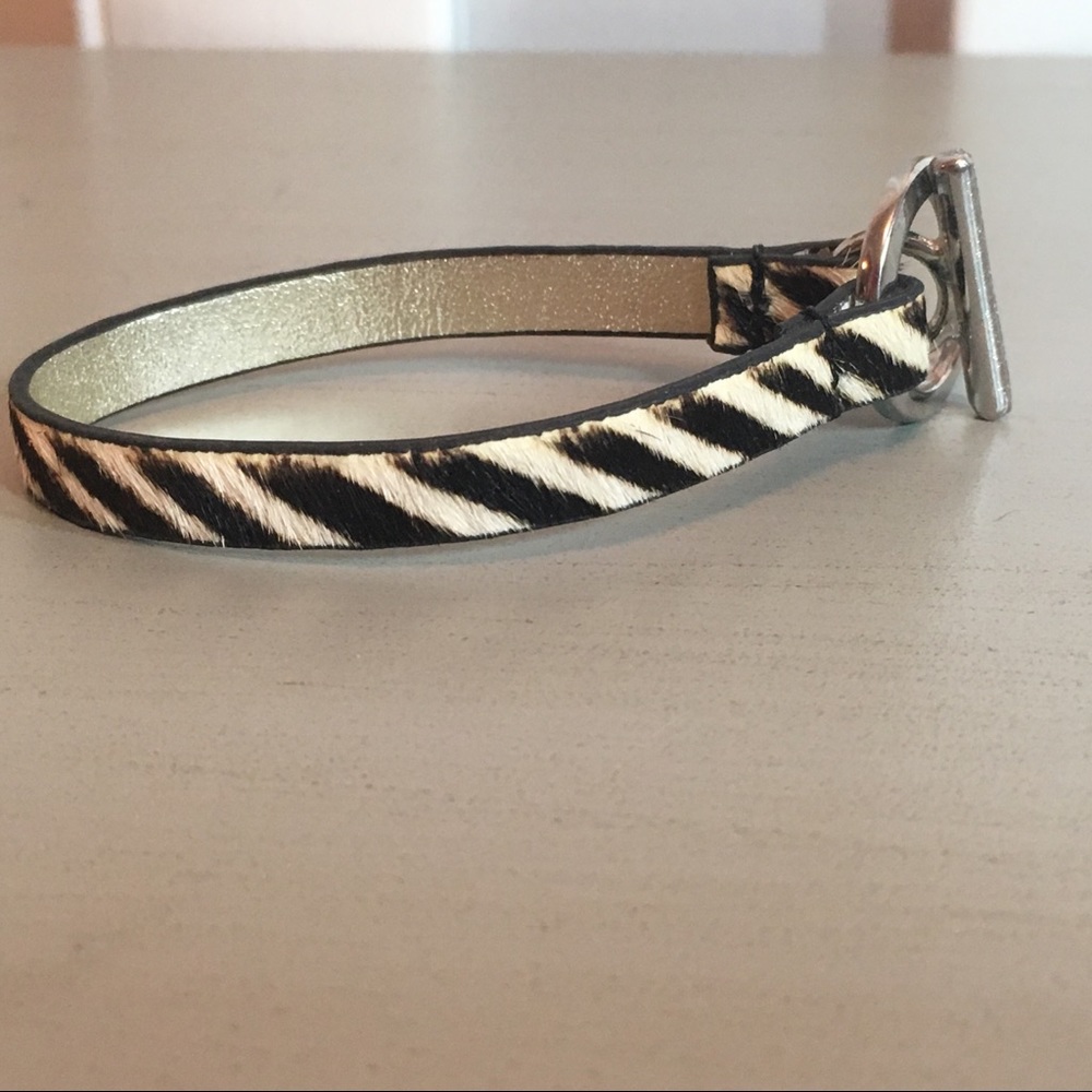 Banana Republic faux calf hair bracelet ~Like New~